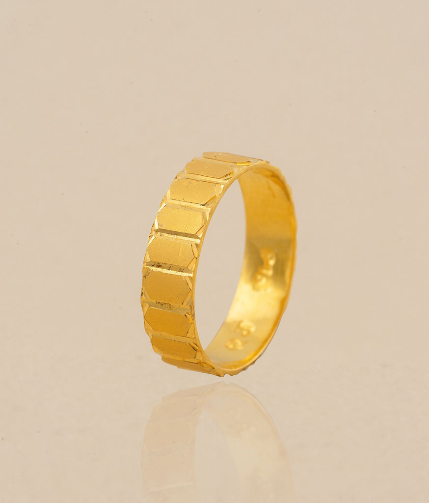22K Gold Men's Ring (10.25G) - Queen of Hearts Jewelry