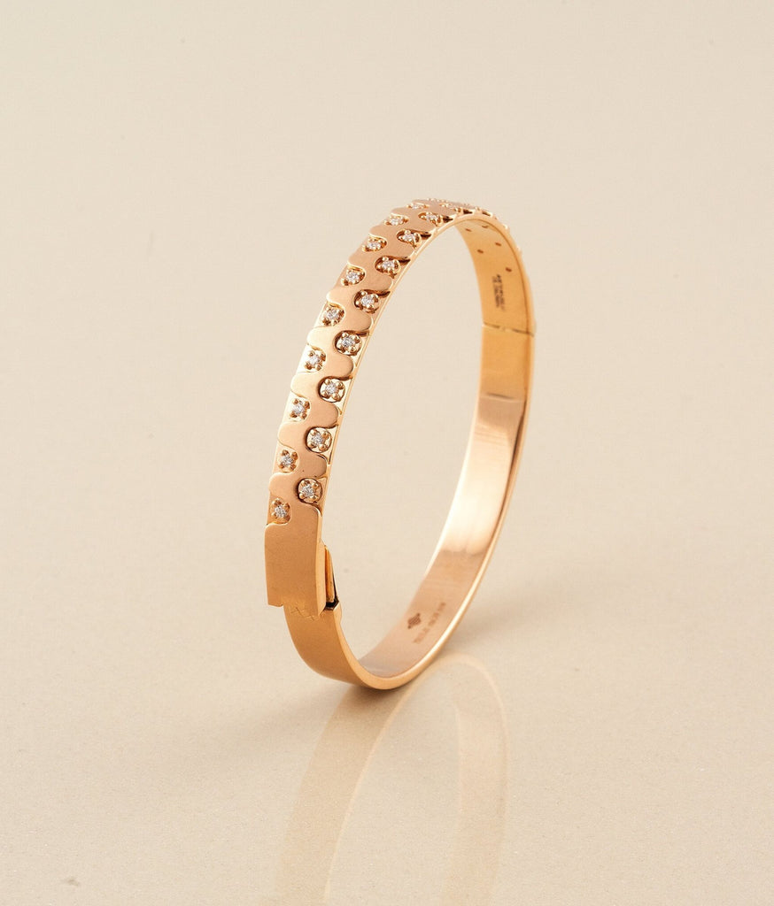 Gold bracelet 18K Bracelet. 18 carat gold. L. 22.5 cm, W… | Drouot.com