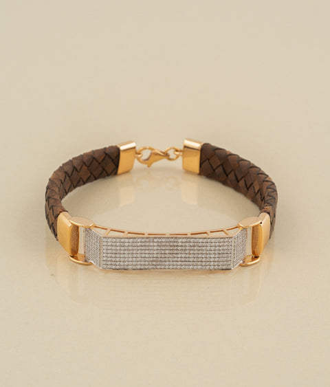 Handmade Cuff Bracelet Crocodile Leather Bracelets Women Gold Silver R –  Metal Field Shop